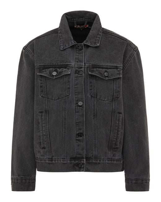 Mo My Rocks Denim Jacket in het Black
