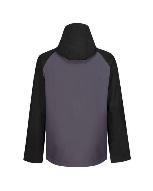 Regatta Black Surrender Soft Shell Jacket (Iron/ for men