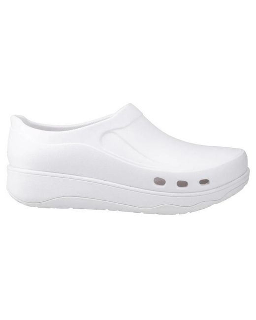 Fitflop White Ladies Work High-Performance Clogs (Urban/