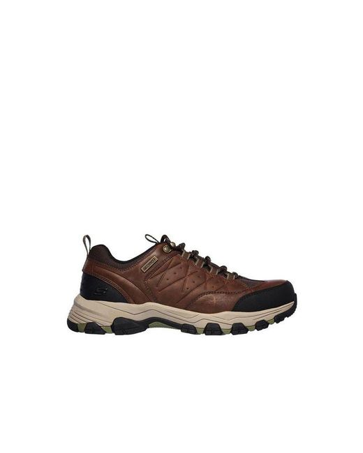 Skechers Brown Helson Waterproof Walking Boots for men