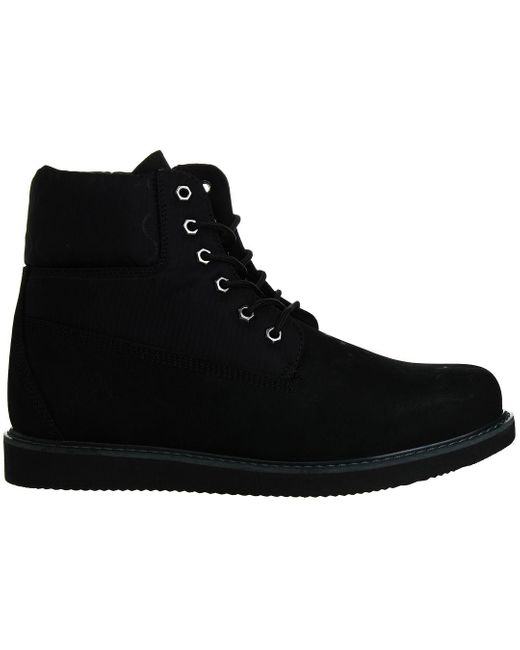 Timberland Black Newmarket Ii 6Inch Quilted Boots for men