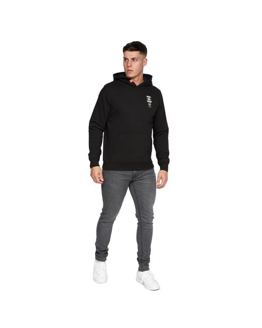 Duck and Cover Black Lenta Hoodie for men
