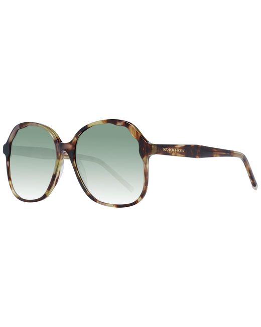 Scotch & Soda Green Chic Butterfly Gradient Sunglasses
