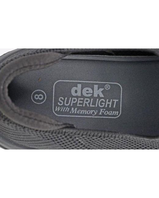 Dek Black Harlan Memory Foam for men