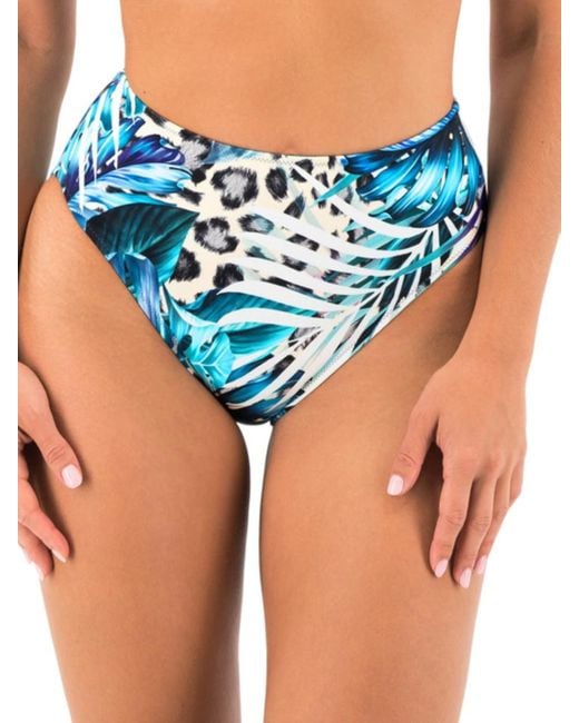 Fantasie Blue Kabini Oasis High Waist Bikini Brief