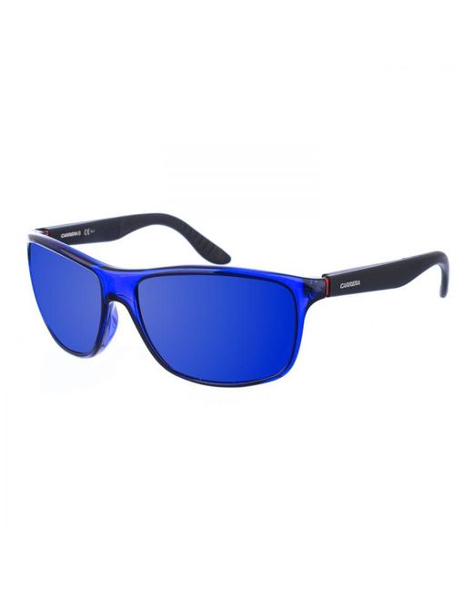 Carrera C8001 Rechteckige Acetat-sonnenbrille Für Herren in het Blue voor heren