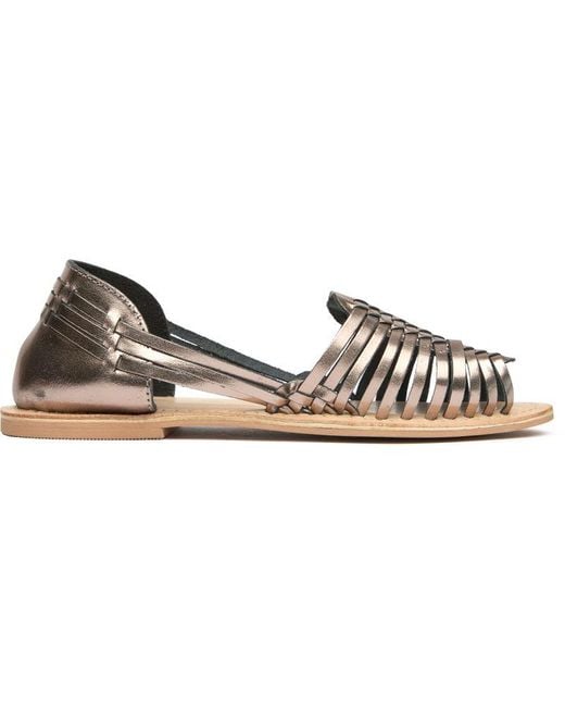 Sole Metallic Devin Huarache Sandals