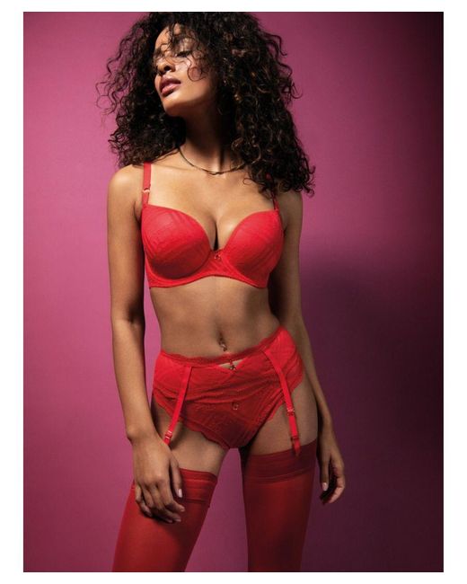 Freya Red Fatale Suspender