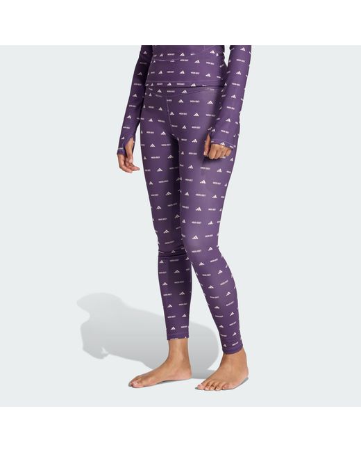 Adidas Originals Purple X Moon Boot Legging