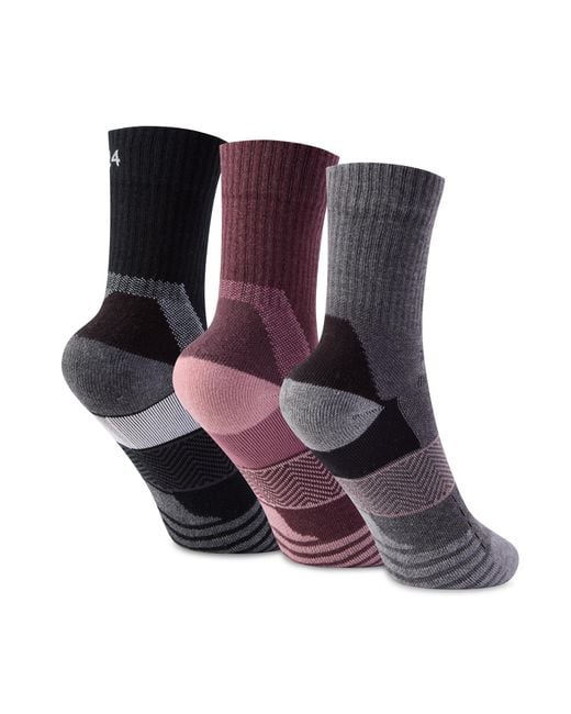 TOG24 Purple Wels 3Pack Trek Socks