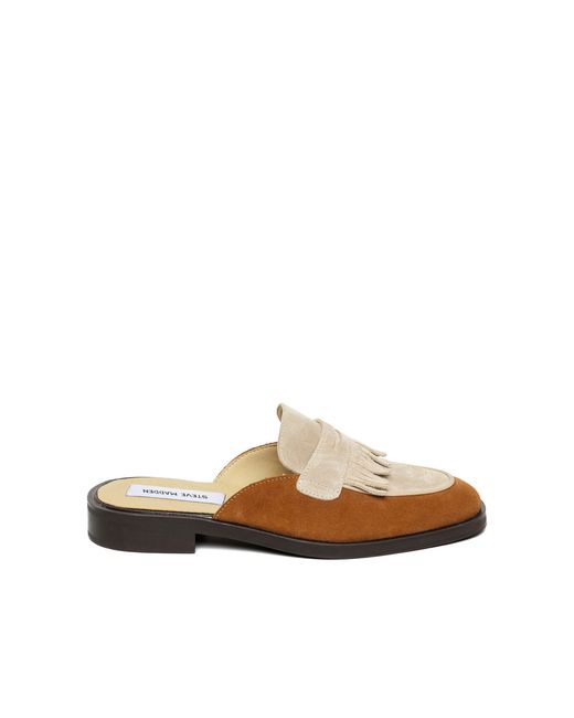 Steve Madden Brown Suede Nanette Tnm Mules