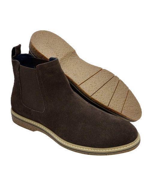 LB Comfort Black Rufus Leather Boots for men