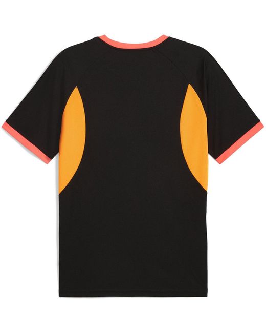 PUMA Black Individualliga Graphic Jersey T-Shirt for men