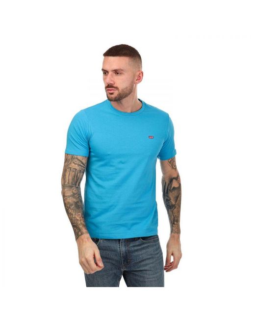 Levi's Blue Levi'S Classic Housemark T-Shirt for men