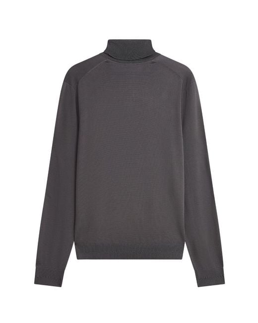 Ted Baker Gray Artlow Regular Roll Neck Sweater Viscose for men