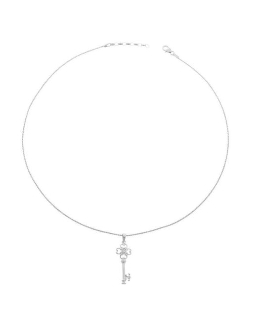 Orphelia Metallic 925 Sterling Chain With Pendant