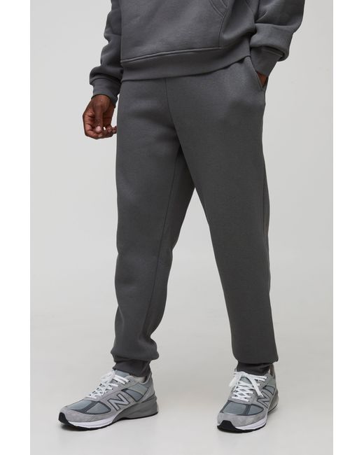 BoohooMAN Black Tall Basic Slim Fit Sweatpants for men