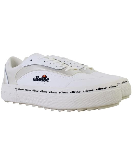 Ellesse White Alzina Af Trainers