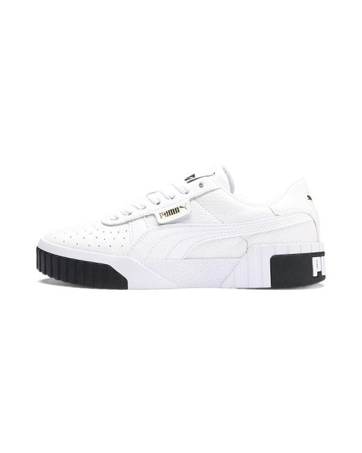PUMA Cali Trainers in White Lyst UK