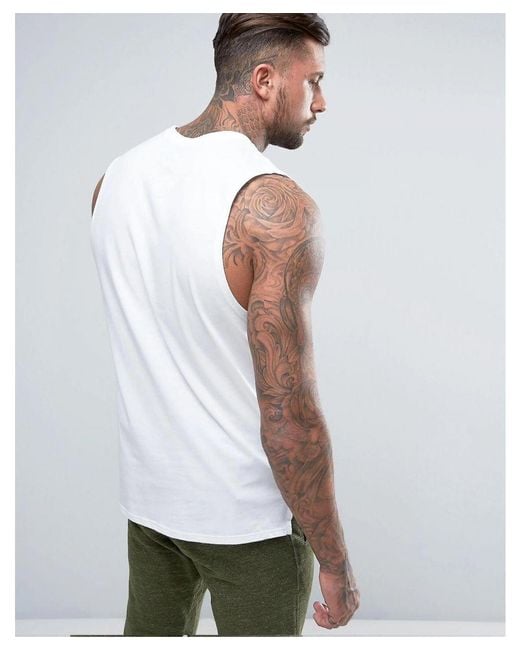 Nike Blue Retro Logo Vest for men