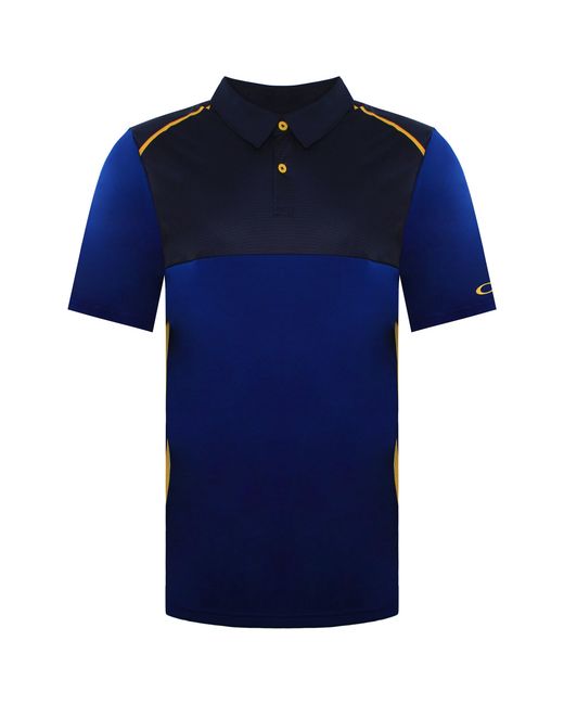 Oakley Blue Logo Golf Polo Shirt for men