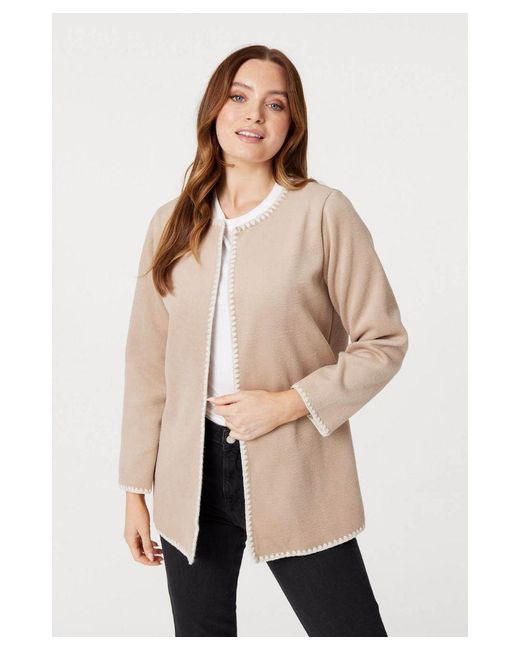Long open front coat cheap