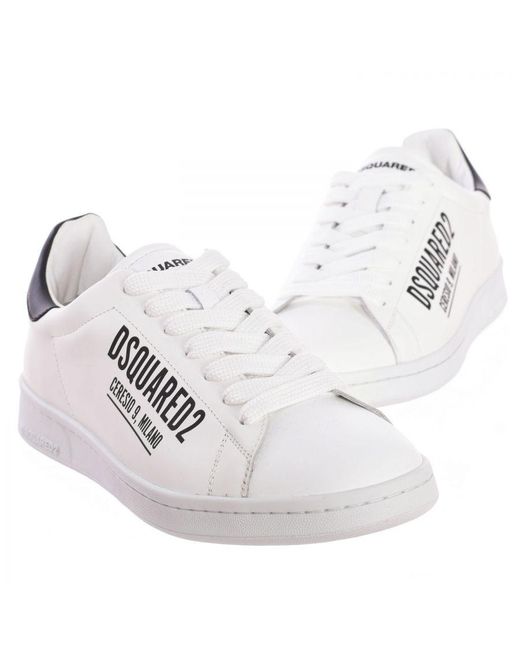 DSquared² White Boxer Sports Shoes Snm0175-01504835 for men