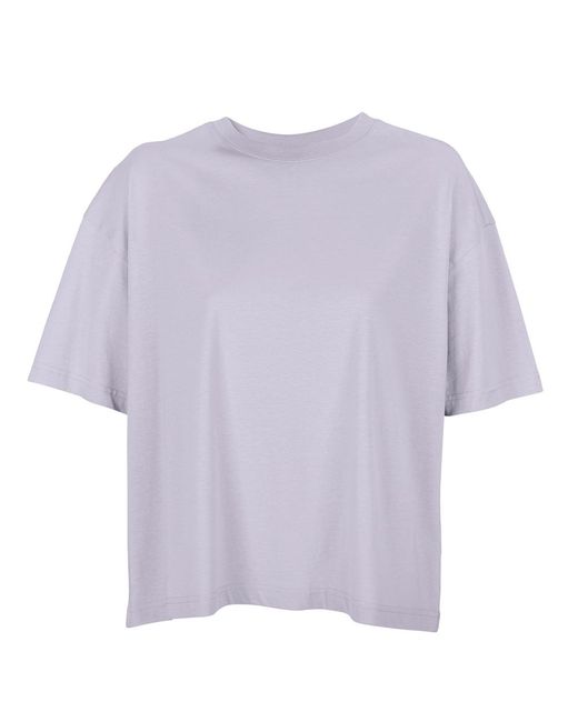 Sol's Purple Ladies Boxy Organic Oversized T-Shirt