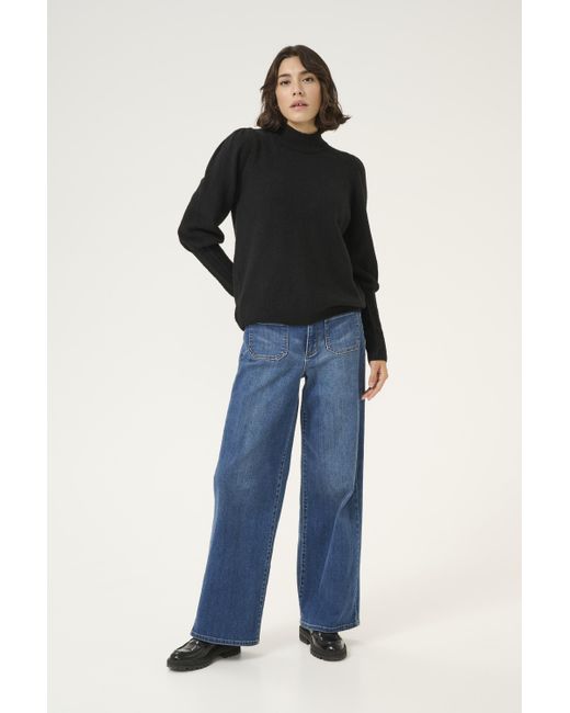 Kaffe Pullover Regular Fit in het Blue