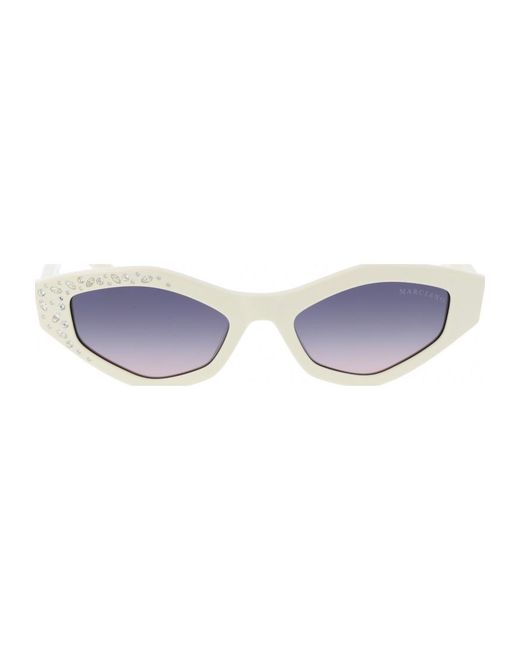 MARCIANO BY GUESS White Gm00017 5321B 53 21B Sunglasses