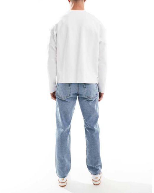 Only & Sons Blue Straight Fit Jeans for men