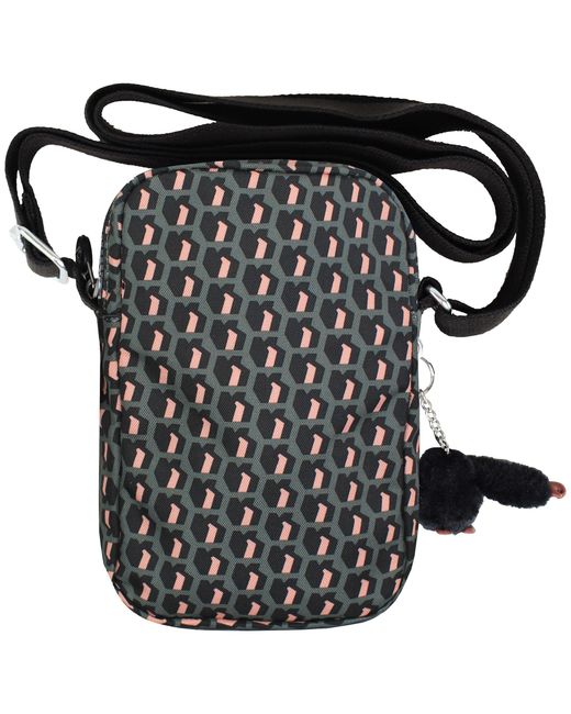 Kipling Black Revana Basic Print Multicolur Messenger Bag