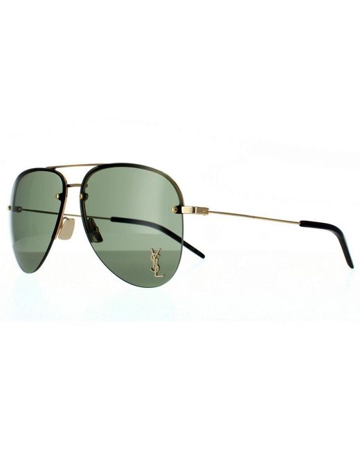 Saint Laurent Green Classic 11 M Aviators
