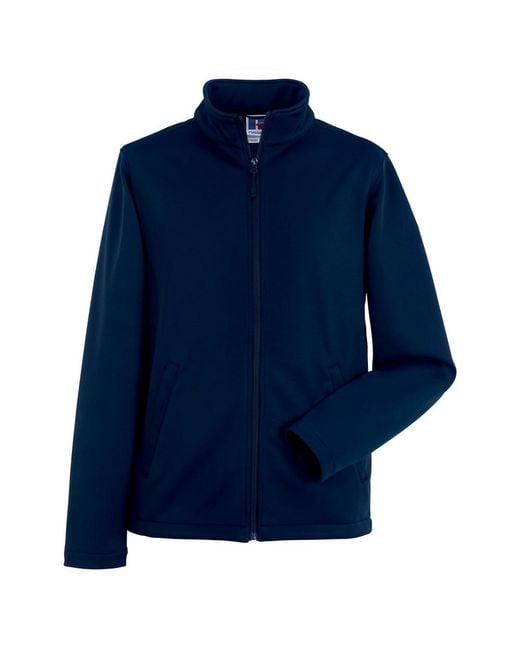 Russell Blue Smart Soft Shell Jacket (French) for men