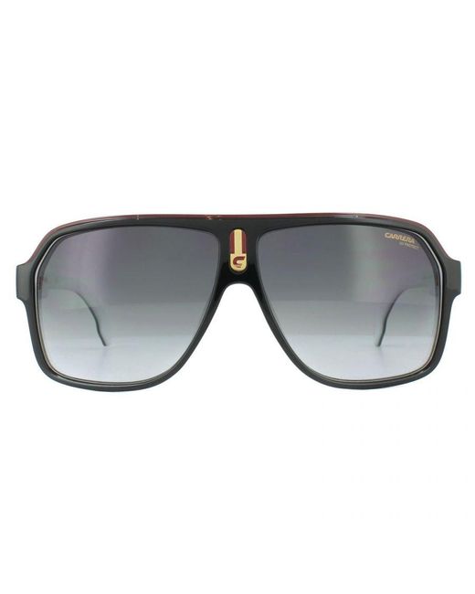 Carrera Gray Aviator Dark Gradient Sunglasses