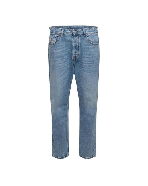 DIESEL Blue 2005 D Fining Tapered Jeans for men