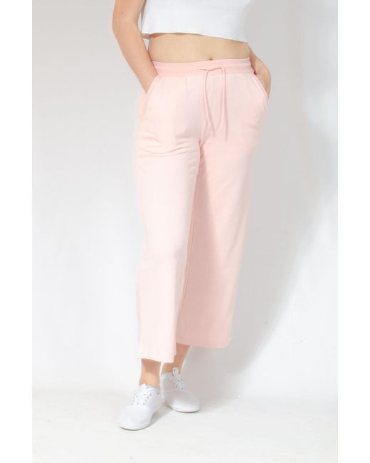 H&M White Relaxed Fit Joggers