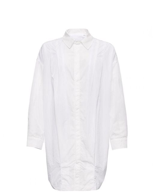 Superdry White Limited Edition Sdx Origami Shirt Dress