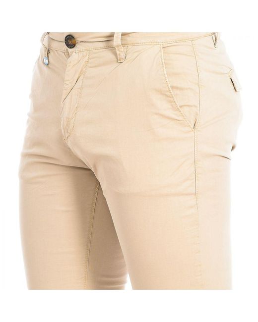 La Martina Natural Long Trousers With Straight Cut Hems Tmt002-Tw417 for men