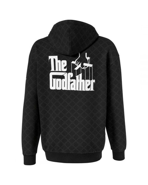 PUMA Black X The Godfather Long Sleeve Pullover Hoodie 596639 01 Cotton for men
