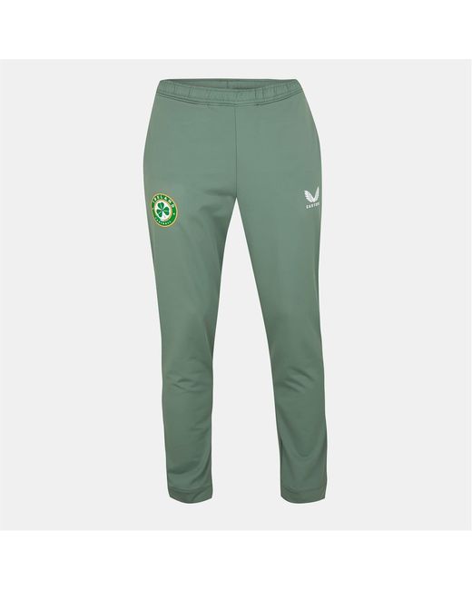 Castore Green Fai Solid Patterned Slim Joggers for men