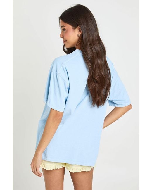 Boohoo White Washed Oversized T-Shirt