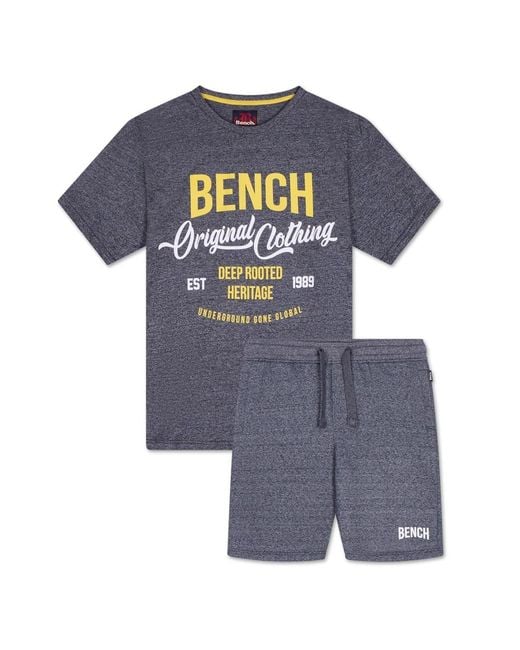 Bench Gray Zeeton Short Set for men