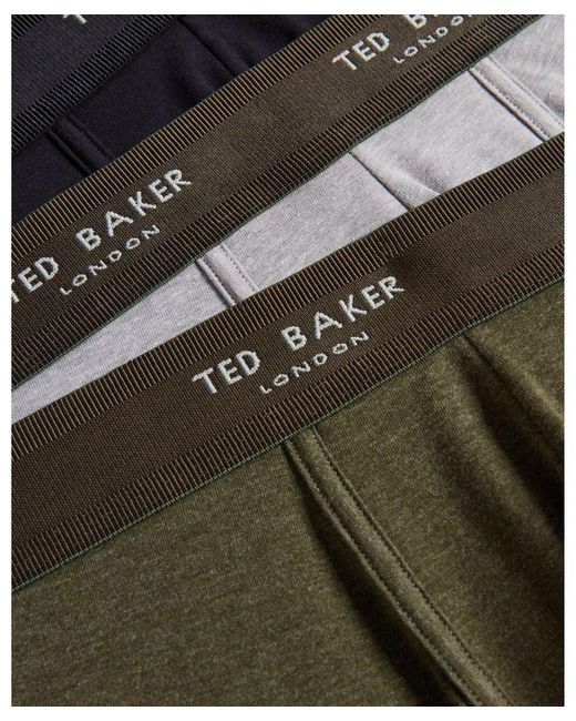 Ted Baker Multicolor Vascoo 3 Pack Trunks, Assorted for men
