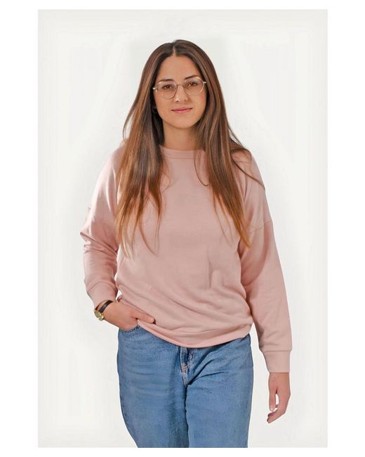 Roman Pink Sweatshirt Lounge Top