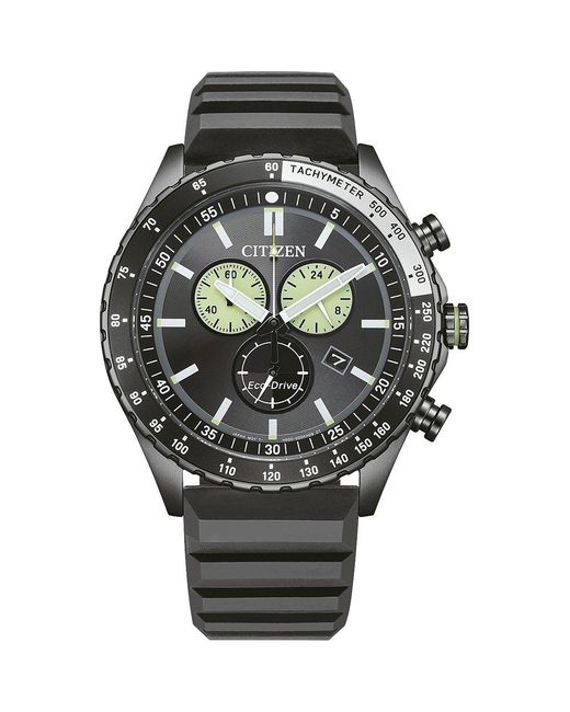 Citizen Black Watch At2565-05E Silicone for men