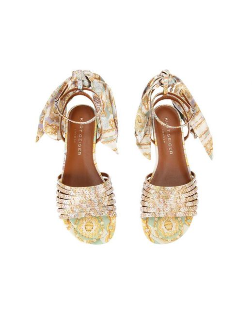 Kurt Geiger Natural Kurt Geiger Sandals Cream Combination Pierra