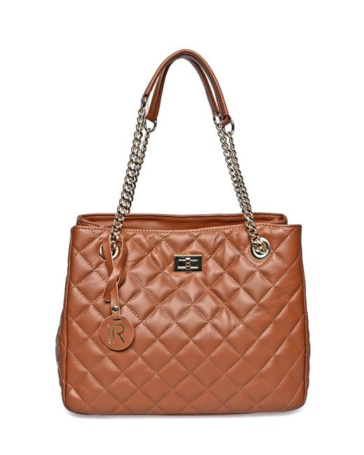 Isabella Rhea Brown Rindsledertasche