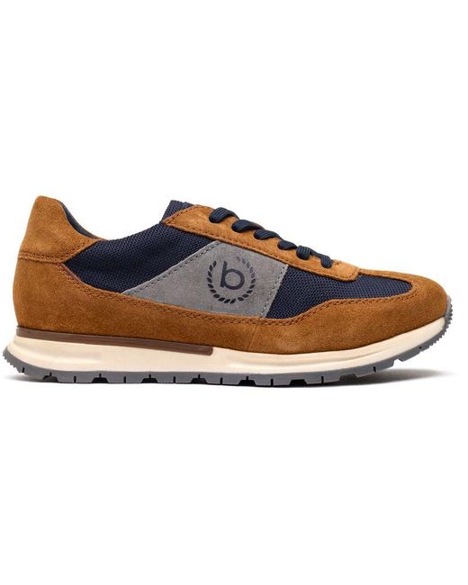 Bugatti Blue Cleated Trainers for men