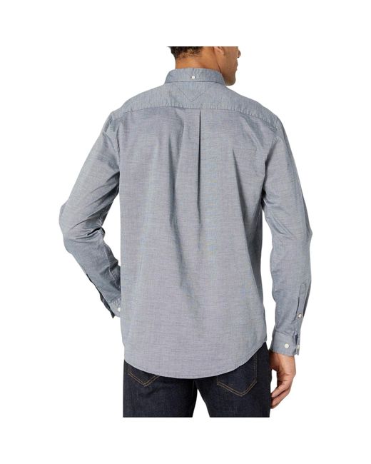 Tommy Hilfiger Gray Oxford Shirts Slim Fit for men